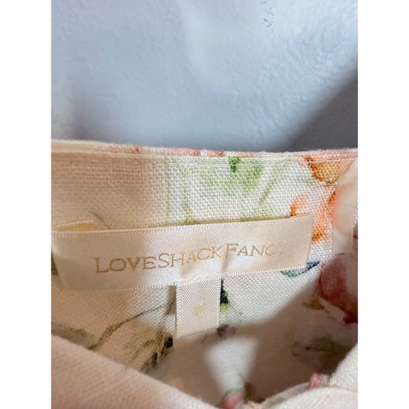 LoveShackFancy Maple Dress in Burnt Orange Size 10 - Picture 7 of 10